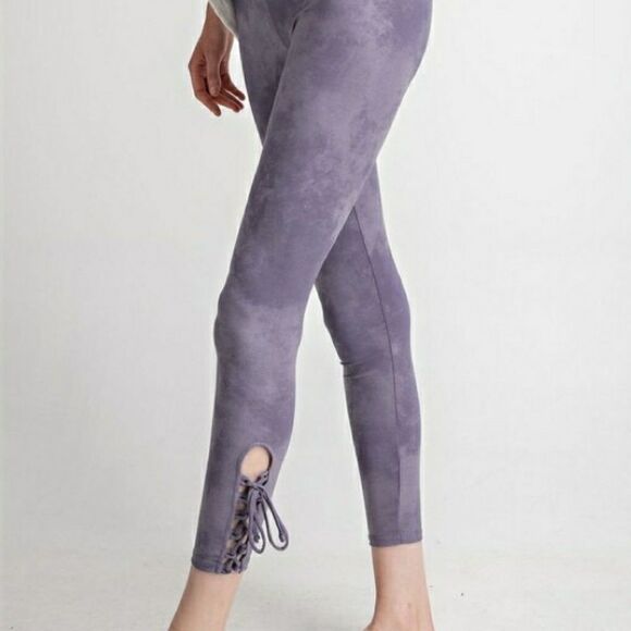 Easel Lace-Up Leggings  - Picture 1 of 8